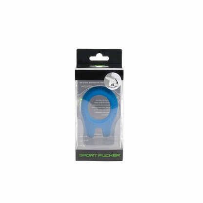 Blue Sport Cock Ring - Adjustable Silicone