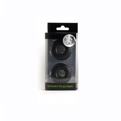 Sport Fucker Stacker Rings Black
