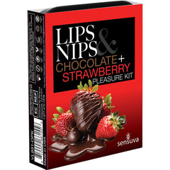 Lips & Nips Chocolate Strawberry Pleasure Kit