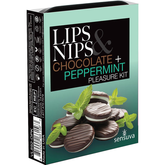 Lips & Nips Chocolate Peppermint Pleasure Kit – Lip & Nipple Care Set