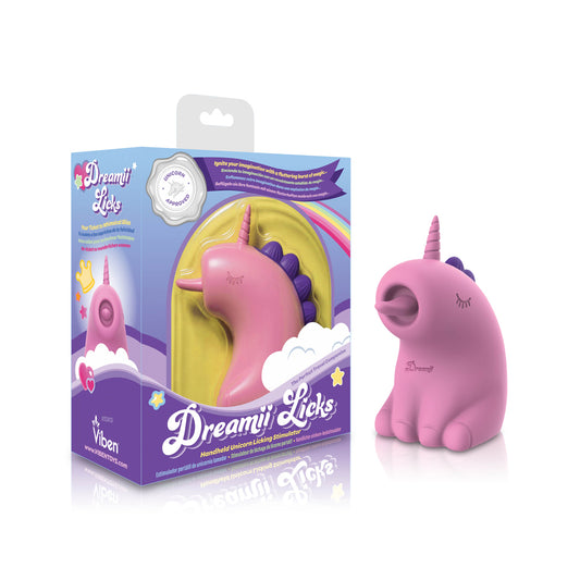 Viben Dreamii Licks Unicorn Stimulator Mystical Pink