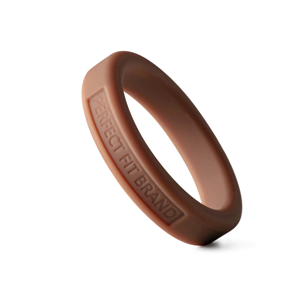 Classic Silicone Penis Ring – 1.75 in (44 mm) Stretch, Medium, Skintone 2
