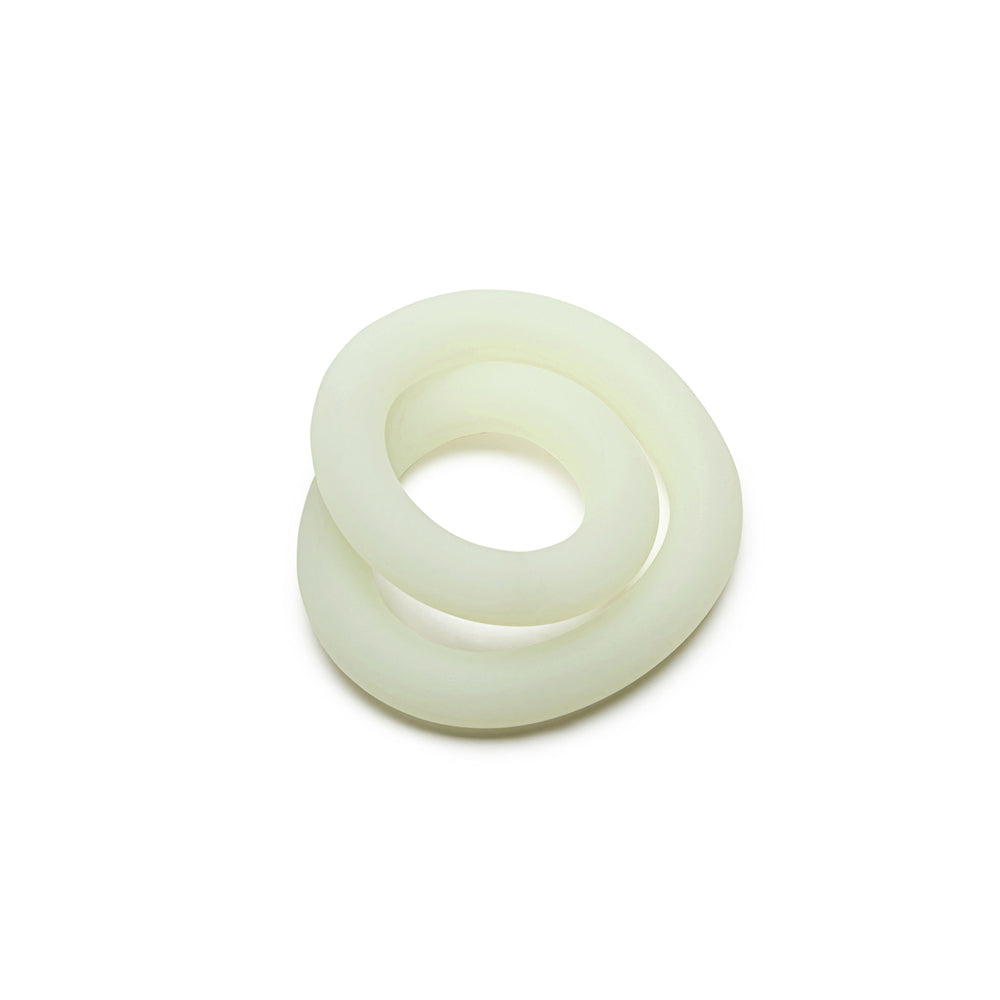 9-Inch Silicone Hefty Wrap Ring – Glow-in-the-Dark, 229 mm