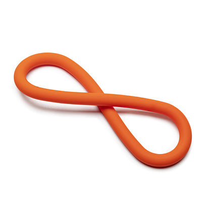 12" Silicone Hefty Wrap Ring - Orange | Versatile Pleasure Enhancer