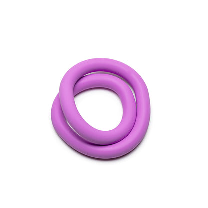 12" Pink Silicone Hefty Wrap Ring - Ultimate 3-in-1 Pleasure Accessory