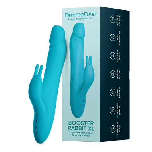 Femmefunn Booster Rabbit XL Turquoise