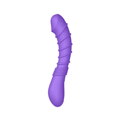 RV21 Ribbed Purple Vibrator – Sex Toy