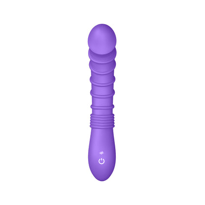 RV21 Ribbed Purple Vibrator – Sex Toy