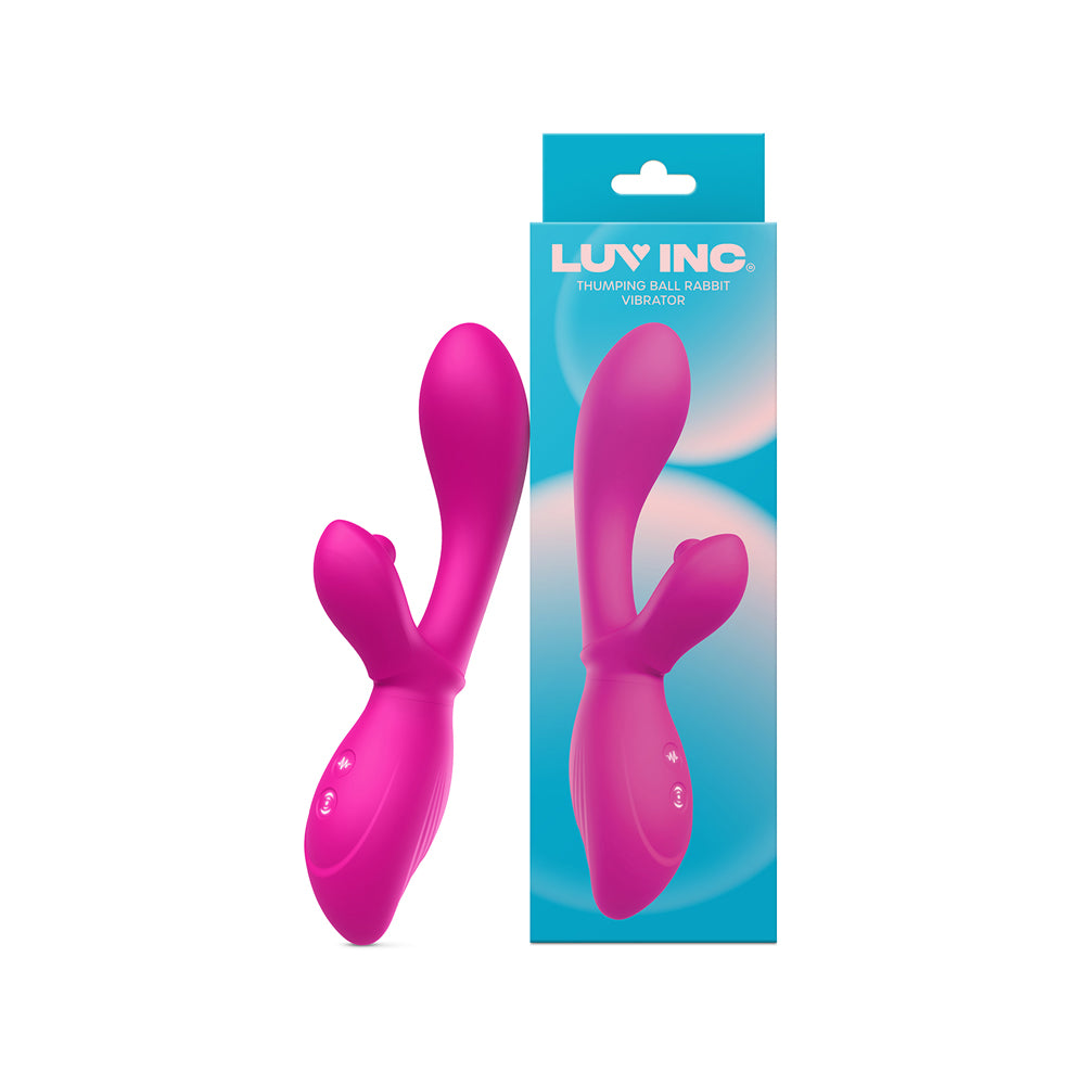 Tb58: Thumping Ball Rabbit Vibrator Pink