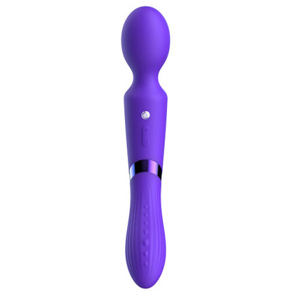 De39 Double-Ended Luv Wand – Dark Purple Silicone Vibrator with Dual Pleasure Ends