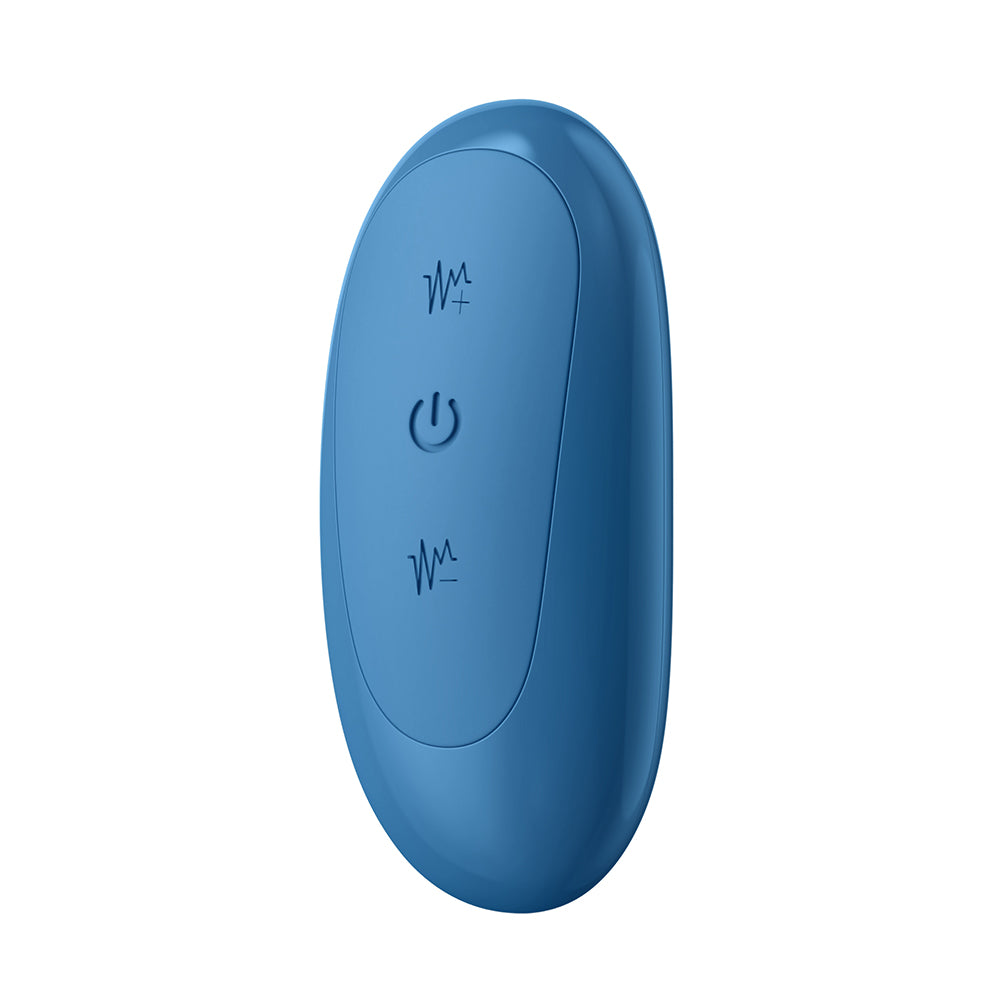Ws38: Wavy Strap-On Luv Vibe Blue