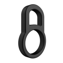 F-41 Lock Cock & Ball Ring – Black Adjustable Silicone for Erection Support