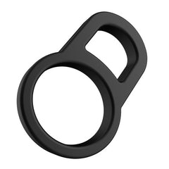 F-41 Lock Cock & Ball Ring – Black Adjustable Silicone for Erection Support
