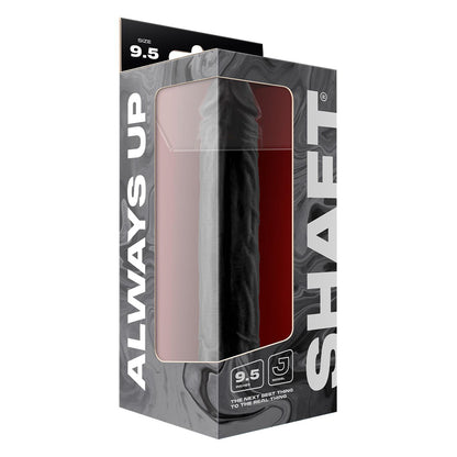 Model J 9.5" Liquid Silicone Dong Black