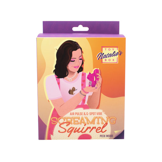 Screaming Squirrel Air Pulse G-Spot Vibrator – Clitoral Suction & G-Spot Stimulation