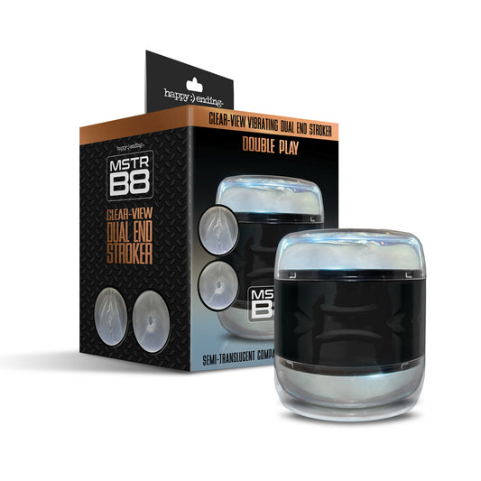 Mstr B8 Clear-View Dual End Stroker Double Play