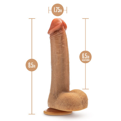 Dr. Skin Silicone Dr. Phillips 8.5" – Thrusting Realistic Dildo with Soft Silicone Feel