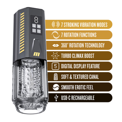 M For Men Spinmaster Pro Grey - Men's Electric Shaver