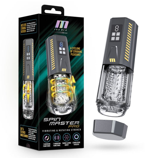 M For Men Spinmaster Pro Grey - Men's Electric Shaver