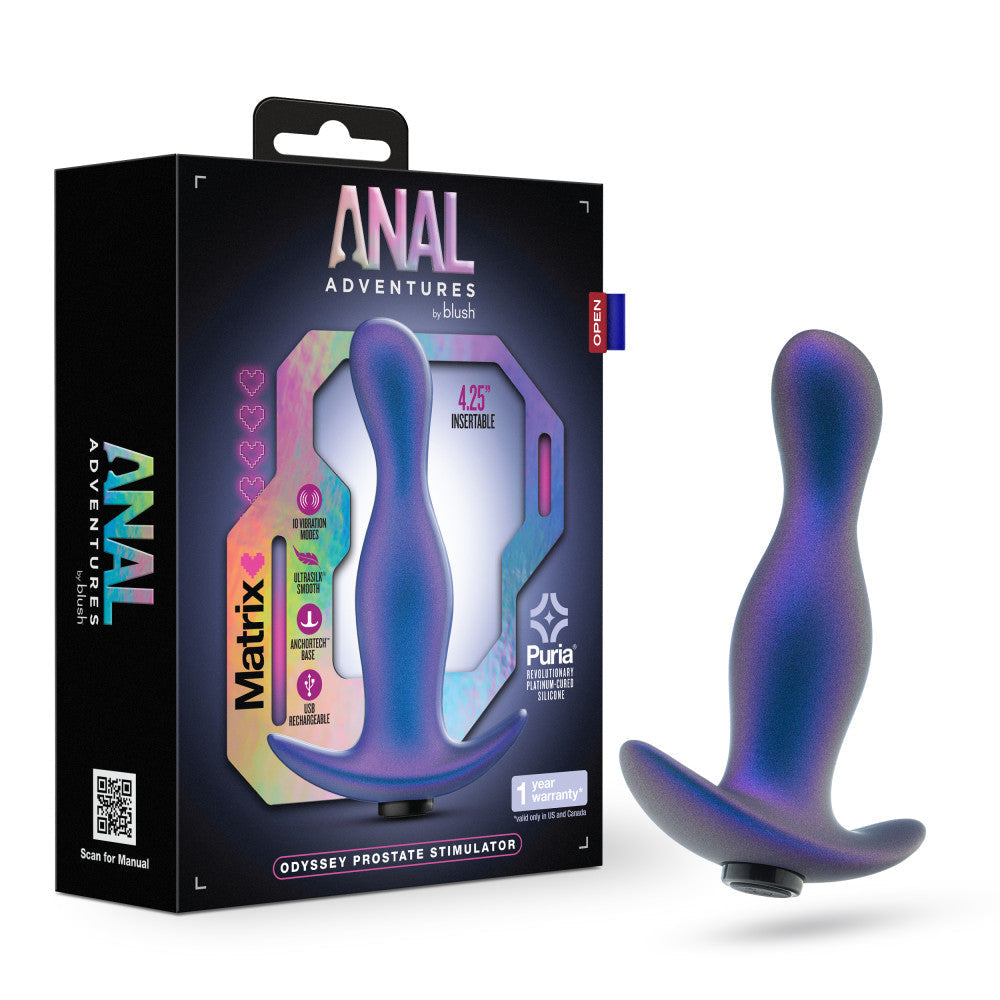 Anal Adventures Matrix Odyssey Prostate Stimulator – Curved Prostate Massager