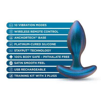 Anal Adventures Matrix Cosmos Plug Kit – Multi-Size Textured Anal Plug Set for Versatile Play