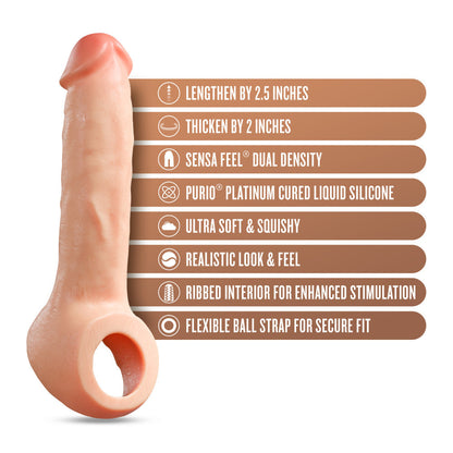 Performance Plus Thrive 2.5" Silicone Penis Xtender Beige