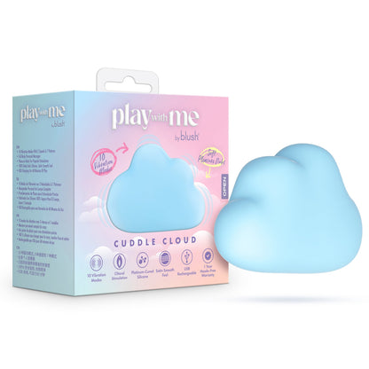 Play With Me Cuddle Cloud Blue – Soft Rechargeable Vibrator for Gentle Pleasure