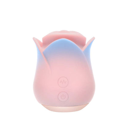 Blush Collection Kissing Rose – Pink Rechargeable Vibrator with Soft Silicone and Multiple Speeds