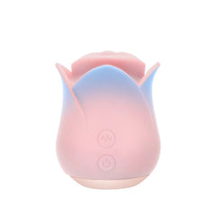 Blush Collection Kissing Rose – Pink Rechargeable Vibrator with Soft Silicone and Multiple Speeds