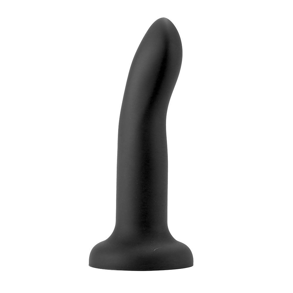 Gender Fluid Enthrall Black Strap On Dildo 6.5''