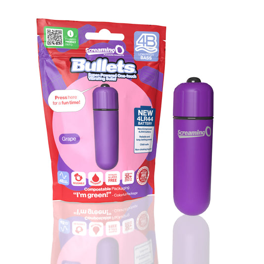 Screaming O 4B Bullet Grape 1 Ct