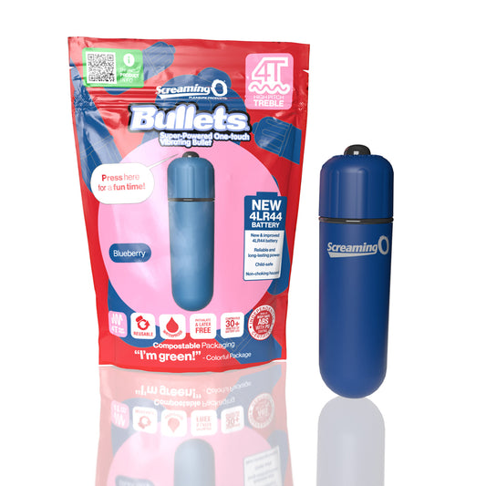 Screaming O 4T Bullet Blueberry 1 Ct