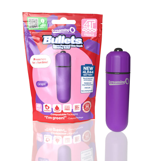 Screaming O 4T Bullet Grape 1 Ct