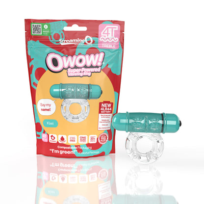 Screaming O Owow 4T Kiwi 1 Count - Adult Sex Toy