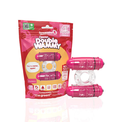 Screaming O 4T Double Wammy Strawberry - Premium Adult Toy