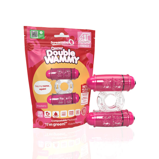 Screaming O 4T Double Wammy Strawberry - Premium Adult Toy