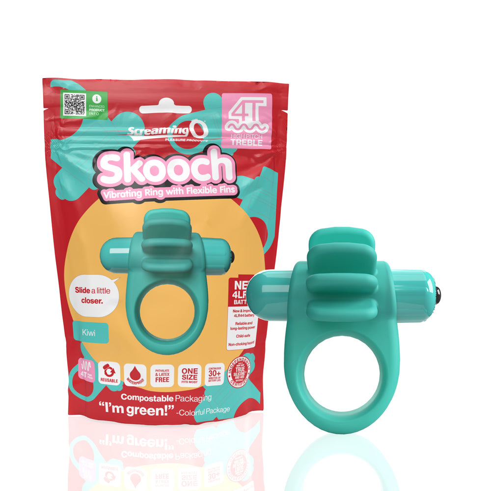 Screaming O 4T Skooch Kiwi Green Cock Ring Sex Toy