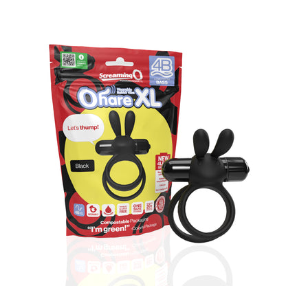 Screaming O Ohare XL 4B Black - Vibrating Penis Ring for Men