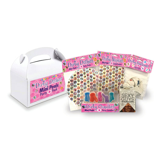 Mini Penis Party Pack - Assorted Penis-Shaped Party Props for Adults, Gag Gifts & Bachelorette Party Supplies