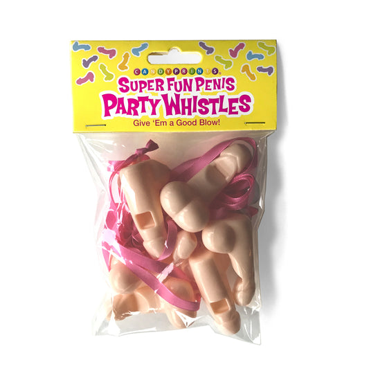 Penis Party Whistles 6-Pack – Novelty Adult Party Favors