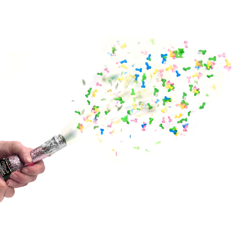 Glitterati Champagne Confetti - 12-Count Display for Parties