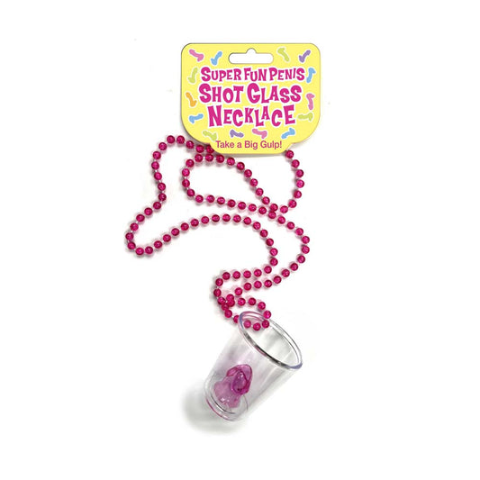 Penis Shot Glass Necklace – Funny Adult Novelty Jewelry, Bachelor Party Gift, Gag Gift