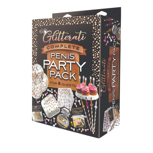 Glitterati Penis Party Pack - Fun Adult Party Game for Friends & Couples