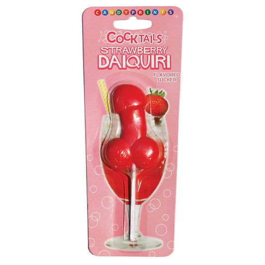 Strawberry Daiquiri Cocktail Sucker – Flavored Lollipop Candy