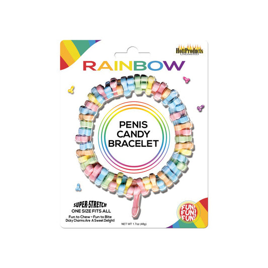 Penis Candy Bracelet - Edible Gag Gift for Adults, Novelty Party Jewelry