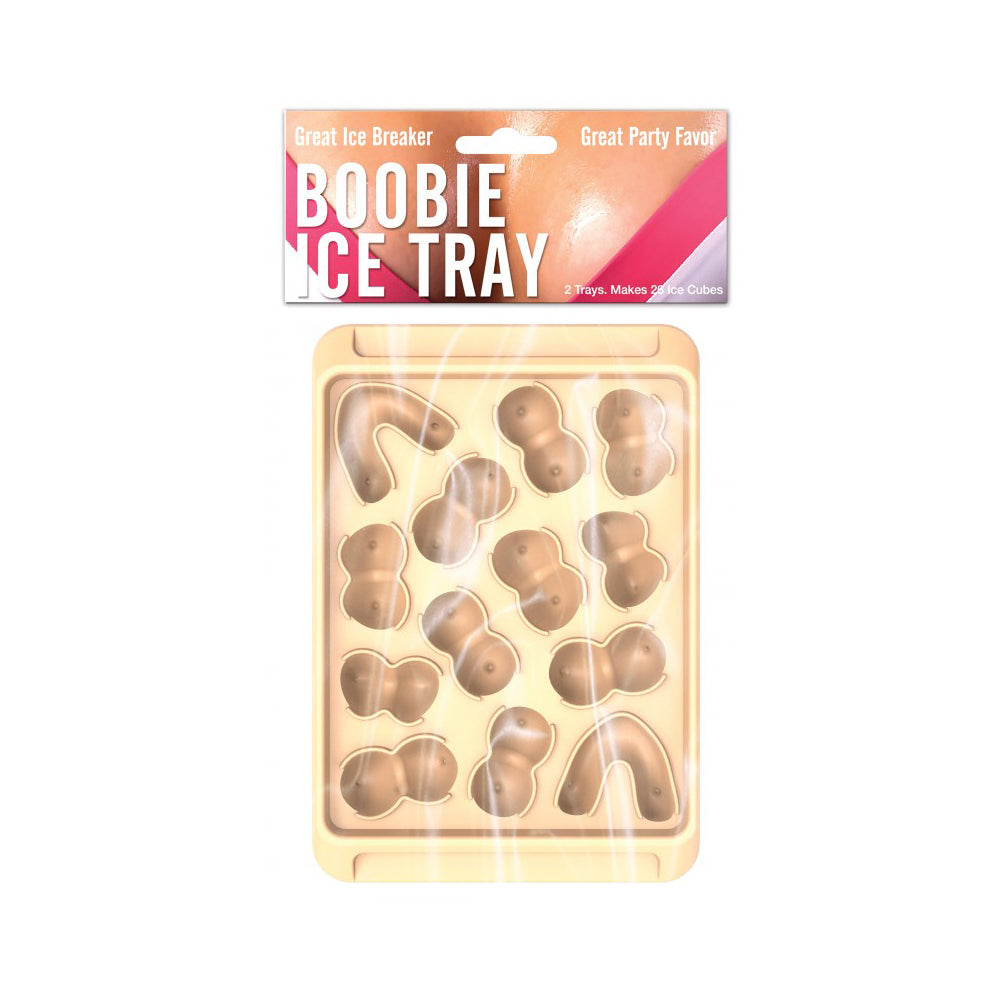 Breast-Shaped Ice Cube Tray 2-Pack - Silicone Ice Molds, Novelty Kitchen Gadget