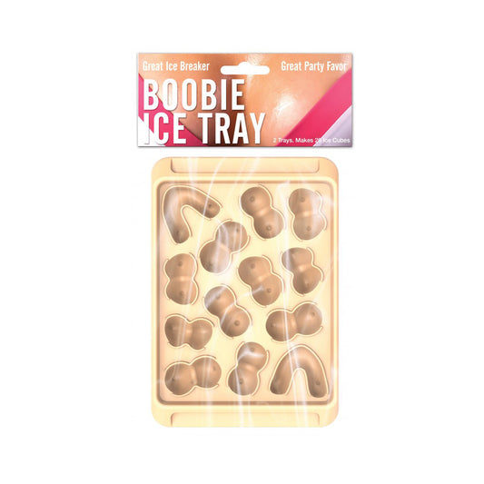 Breast-Shaped Ice Cube Tray 2-Pack - Silicone Ice Molds, Novelty Kitchen Gadget