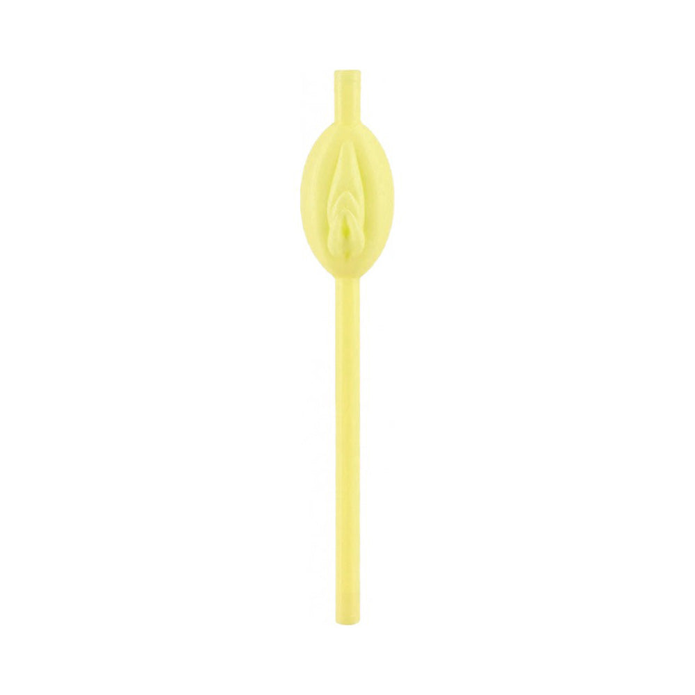 Pussy Straws GID 8-Count Pack – Novelty Cocktail Straws