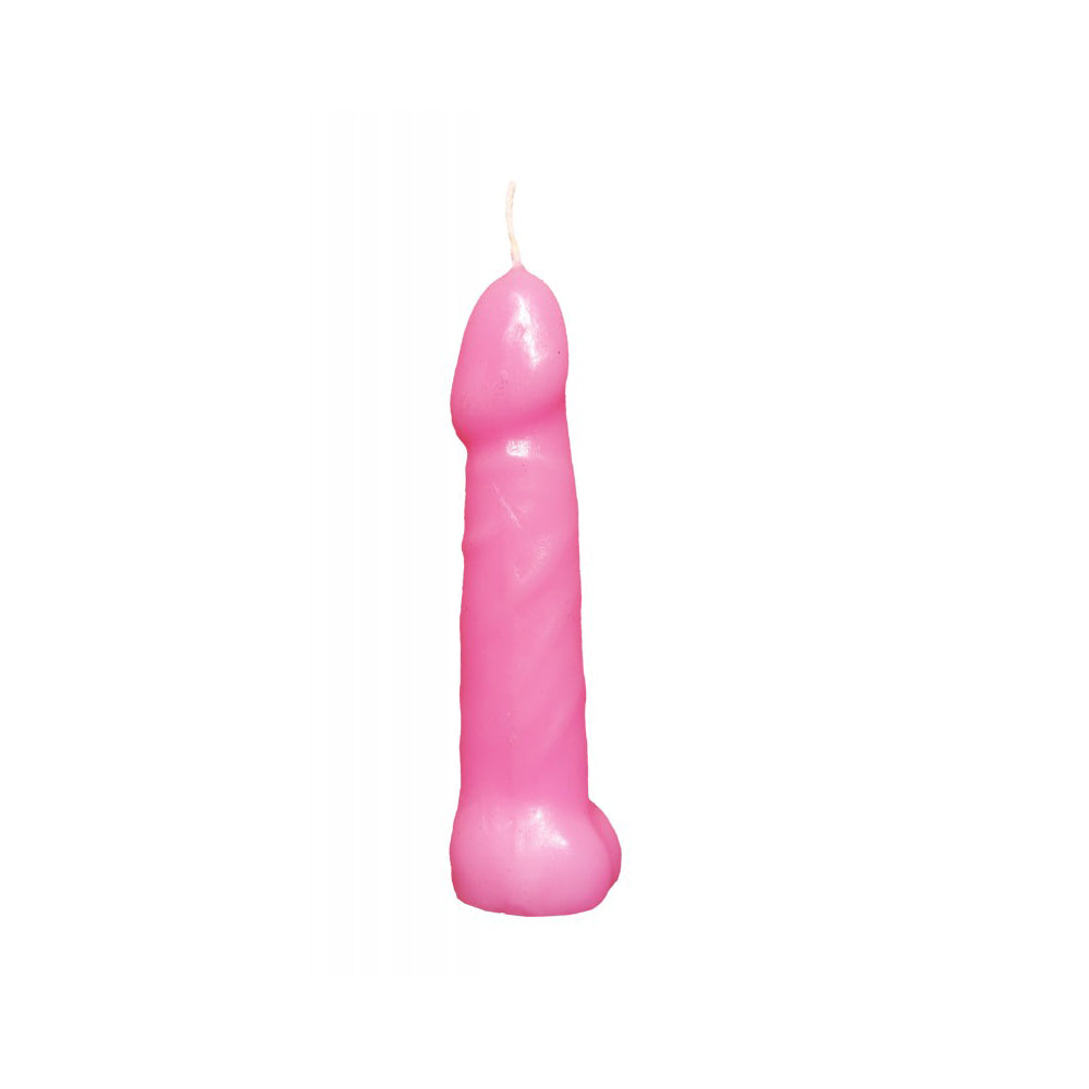 Bachelorette Party Pink Penis Candles - 5-Inch Novelty Candles for Party Decor