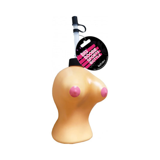 Big Boobie Flesh Color 16 oz Sports Bottle